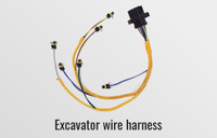 Excavator wire harness